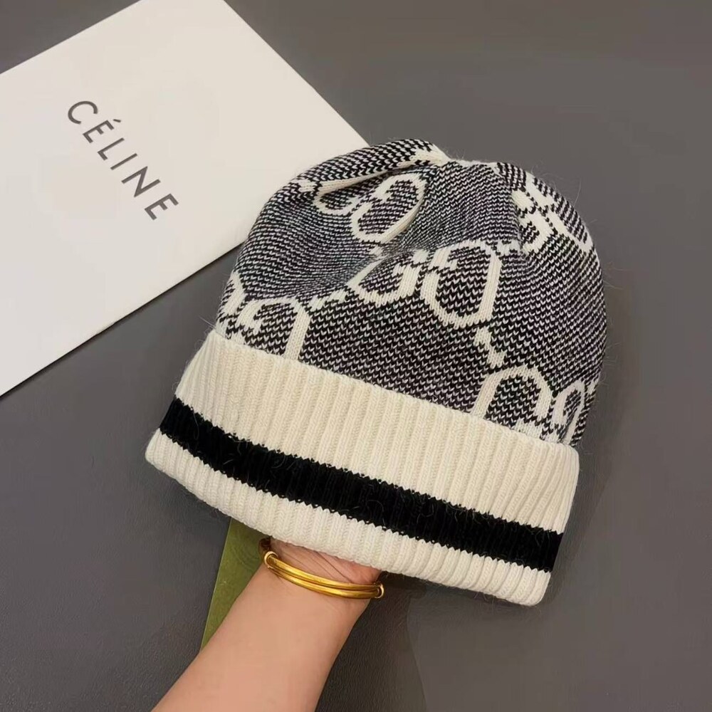 Gucci GG Jacquard Knit Beanie - Picture 3 of 3